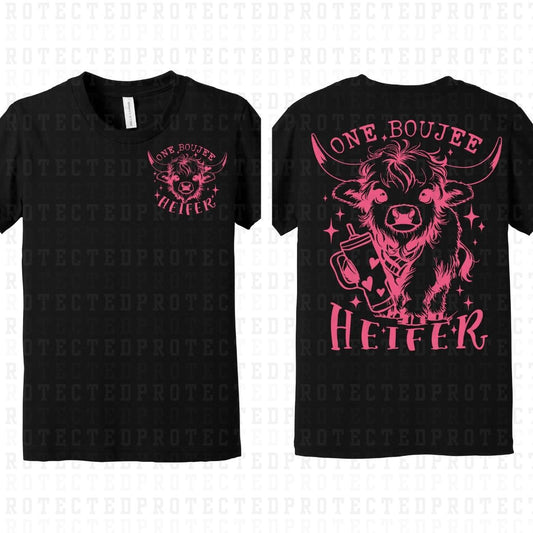 BOUJEE HEIFER (SINGLE COLOR/POCKET+BACK) - DTF TRANSFER