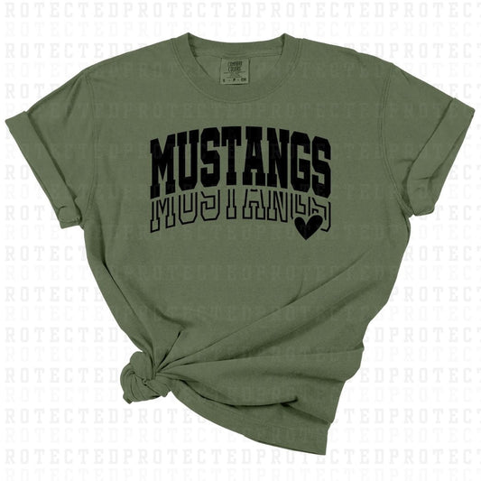 MUSTANGS *SINGLE COLOR* - DTF TRANSFER