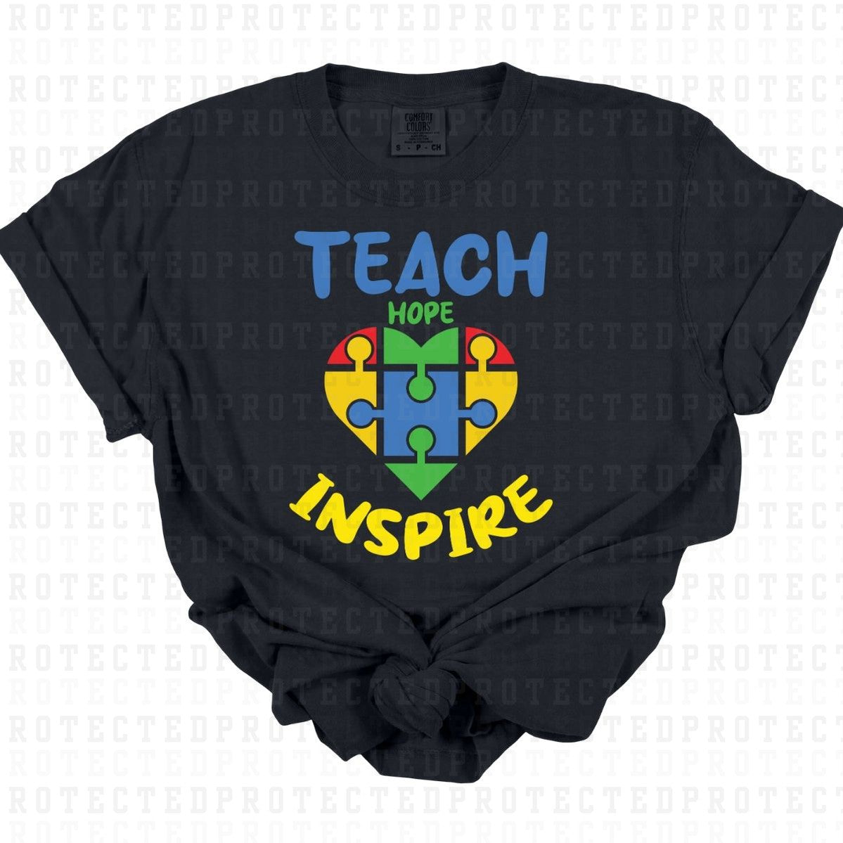 TEACH HOPE INSPIRE - DTF TRANSFER