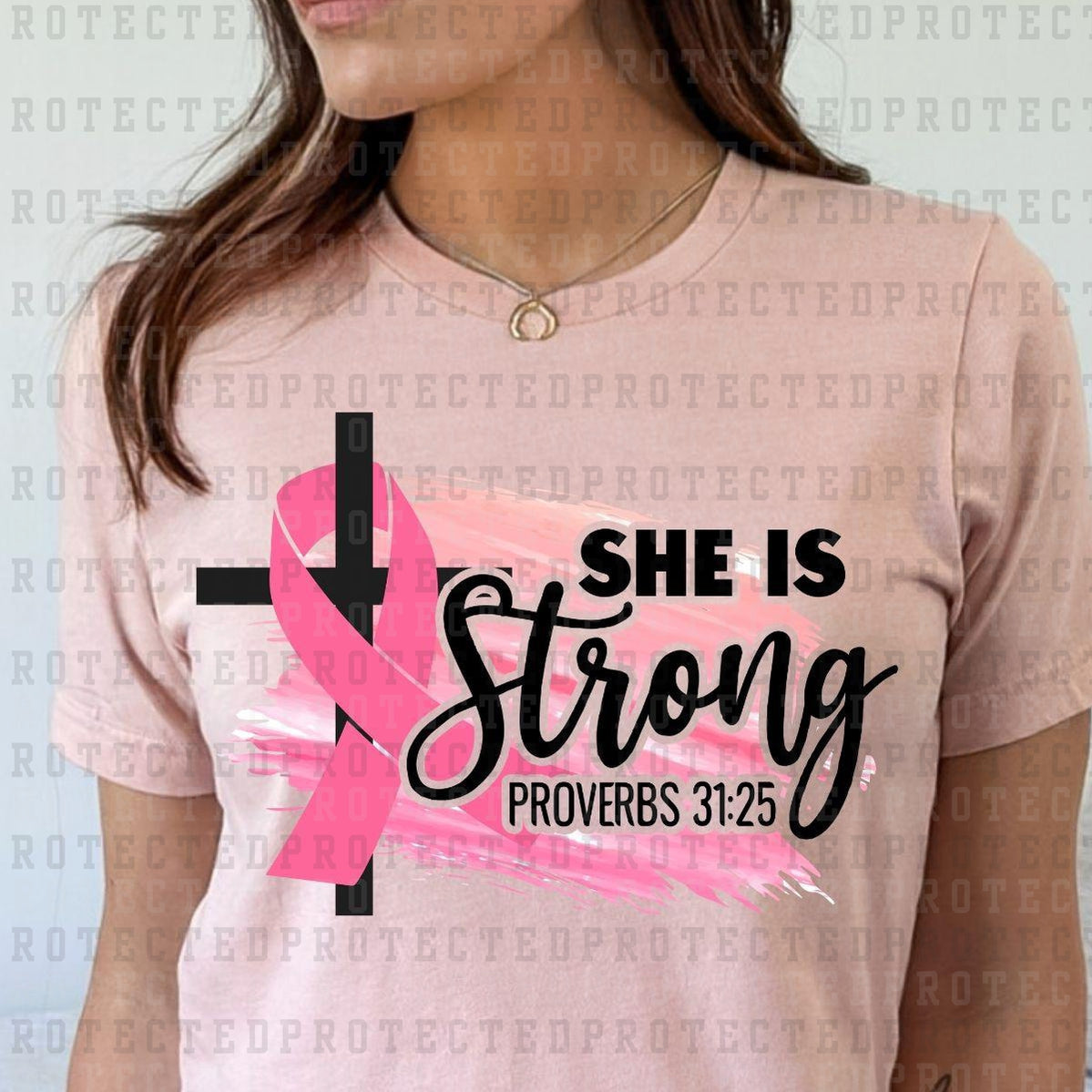 SHE IS STRONG - DTF TRANSFER