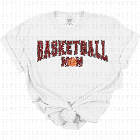 BASKETBALL MOM *W/GRUNGE* - DTF TRANSFER