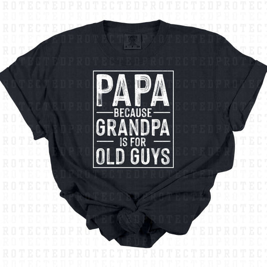 PAPA *SINGLE COLOR* - DTF TRANSFER