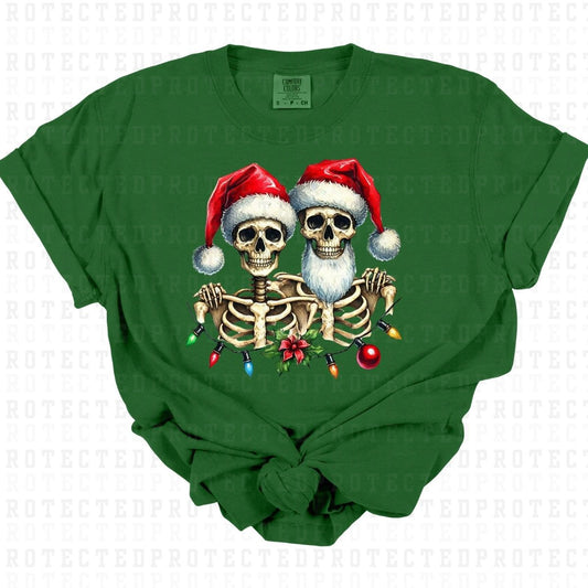 CHRISTMAS SKELLY COUPLE - DTF TRANSFER