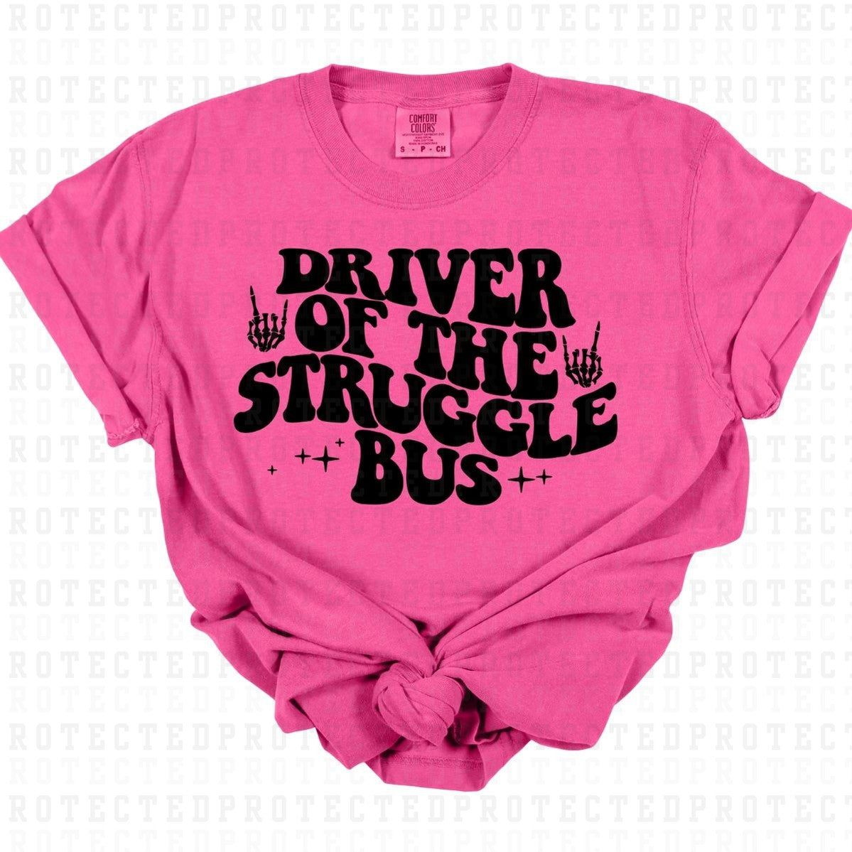 STRUGGLE BUS *SINGLE COLOR* - DTF TRANSFER