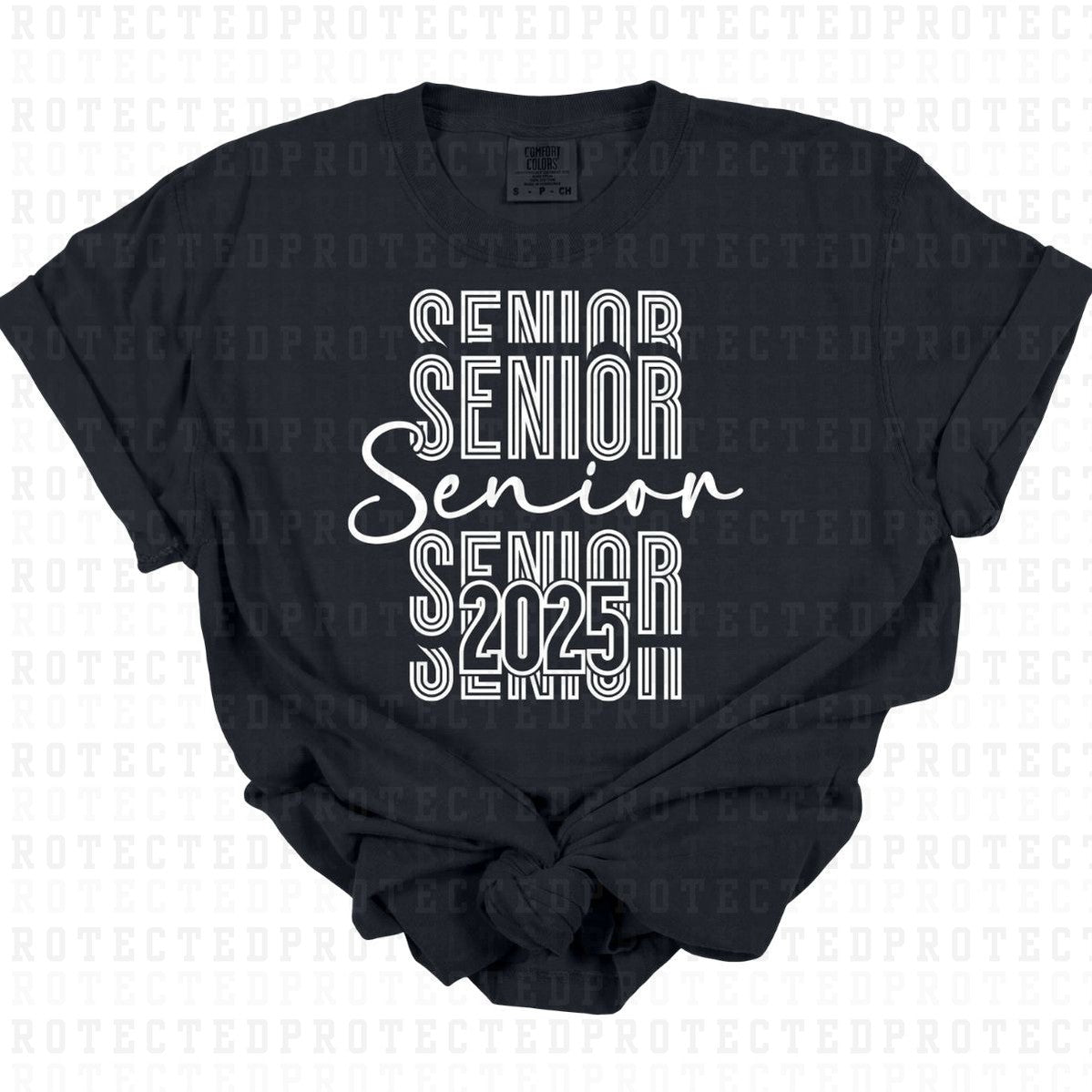 SENIOR 2025 *SINGLE COLOR* - DTF TRANSFER