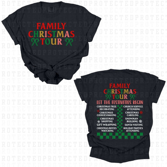 FAMILY CHRISTMAS TOUR (FULL FRONT+FULL BACK)