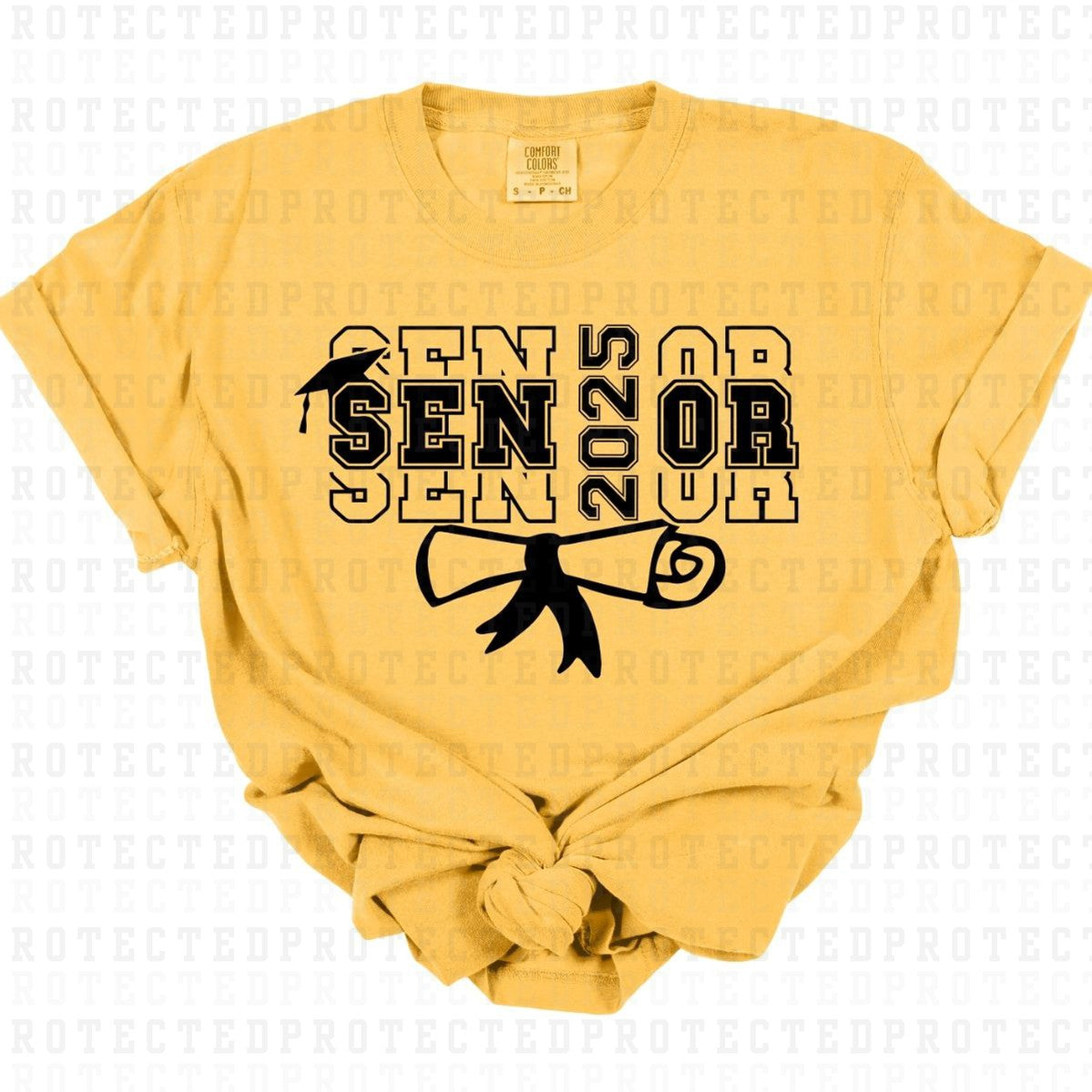 SENIOR 2025 *SINGLE COLOR* - DTF TRANSFER