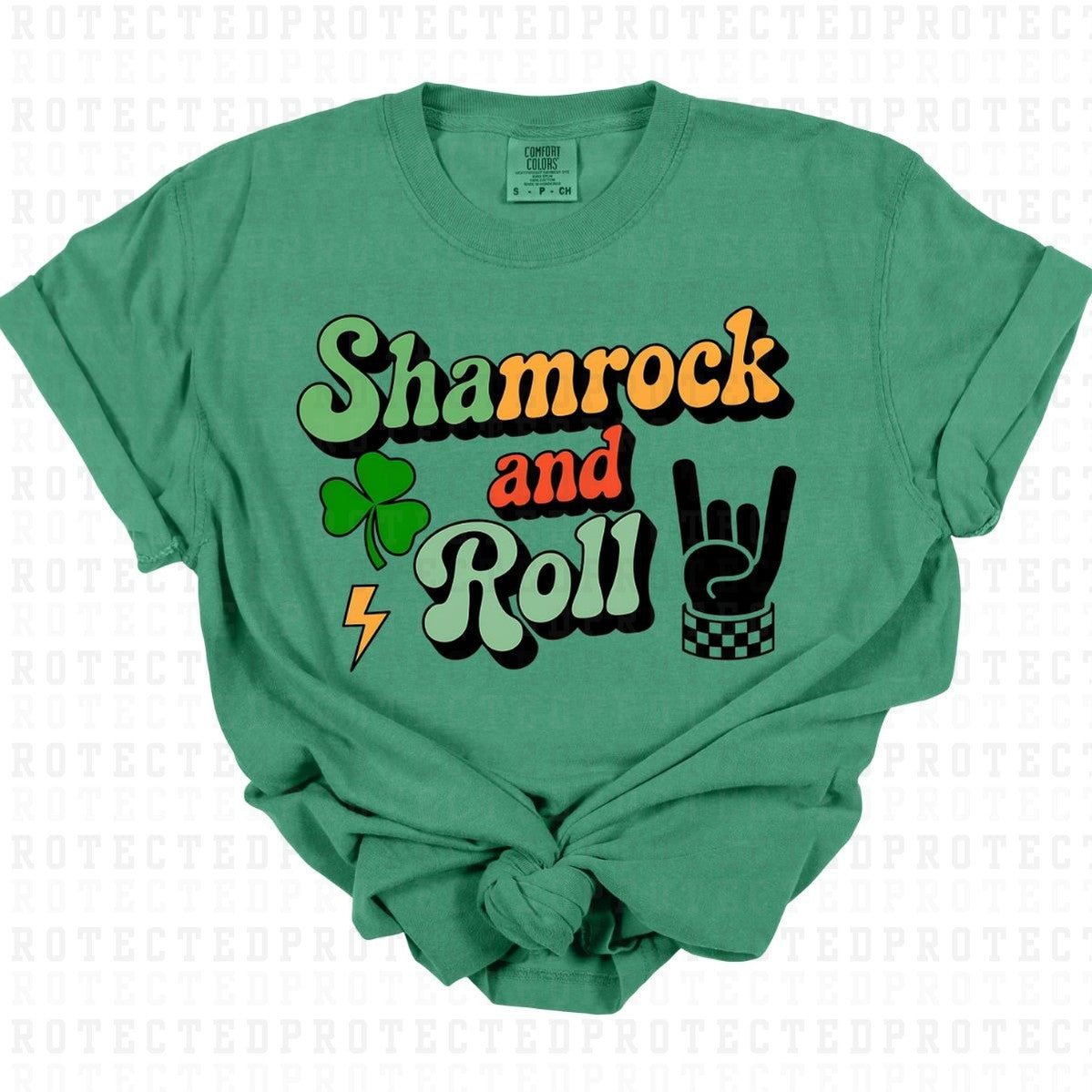 SHAMROCK AND ROLL - DTF TRANSFER