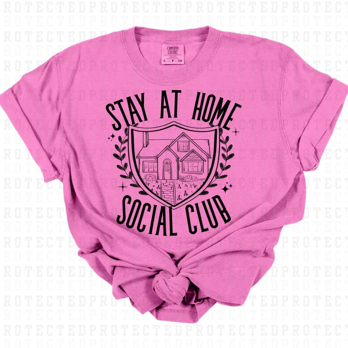 STAY AT HOME *SINGLE COLOR* - DTF TRANSFER