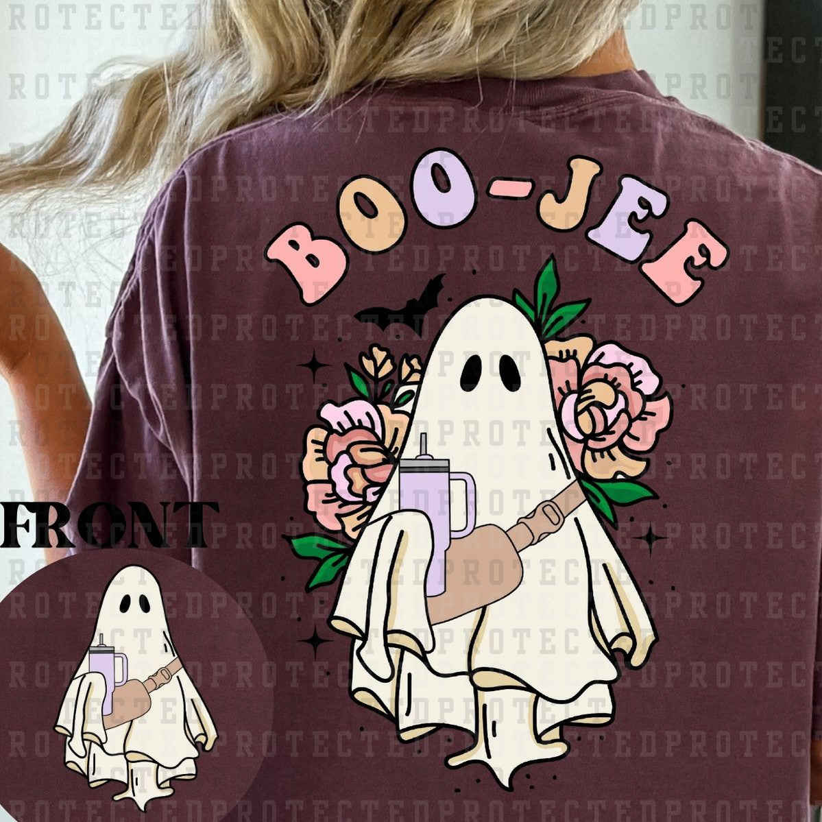 BOO-JEE (POCKET/BACK) - DTF TRANSFER