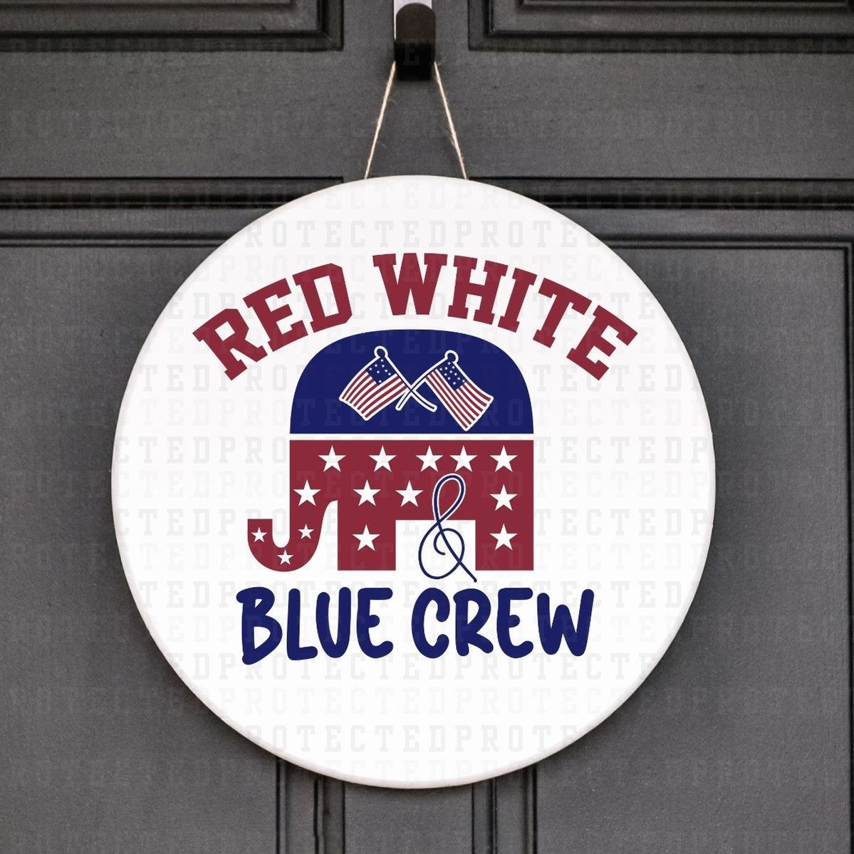 RED WHITE BLUE CREW - DTF TRANSFER