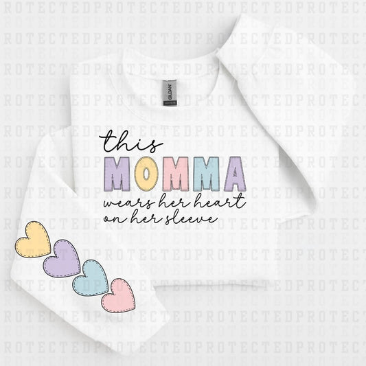 THIS MOMMA *SLEEVE COMES IN 6"* (FULL FRONT+1 SLEEVE) - DTF TRANSFER