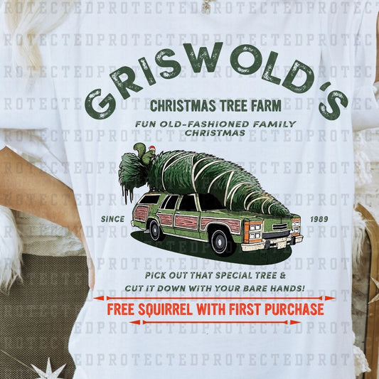 GRISWOLD TREE FARM - CHRISTMAS VACATION - DTF TRANSFER