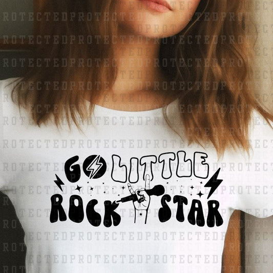 GO LITTLE ROCK STAR *SINGLE COLOR* - DTF TRANSFER