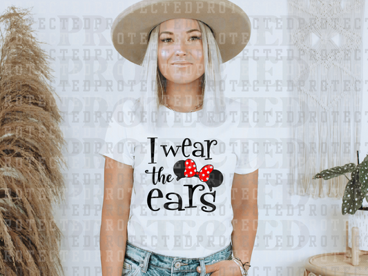 I WEAR THE EARS - DTF TRANSFER - KAI RAE TRANSFERS