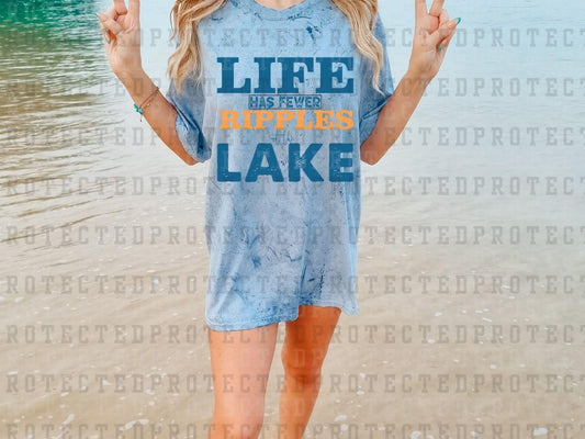 LIFE HAS FEWER RIPPLES AT THE LAKE - DTF TRANSFERS