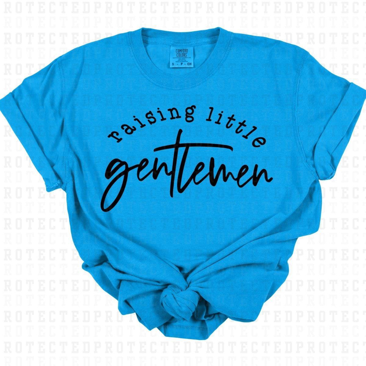 RAISING LITTLE GENTLEMEN *SINGLE COLOR* - DTF TRANSFER