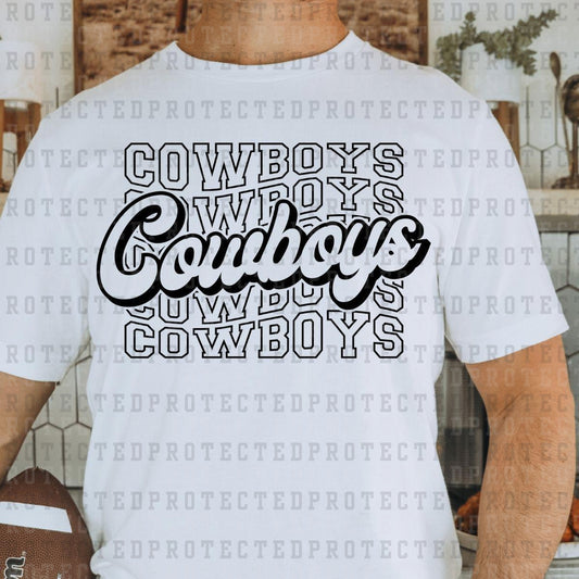 COWBOYS *SINGLE COLOR* - DTF TRANSFER