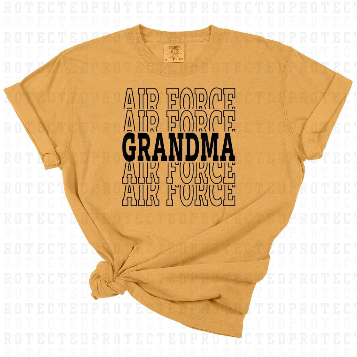 AIR FORCE GRANDMA *SINGLE COLOR* - DTF TRANSFER