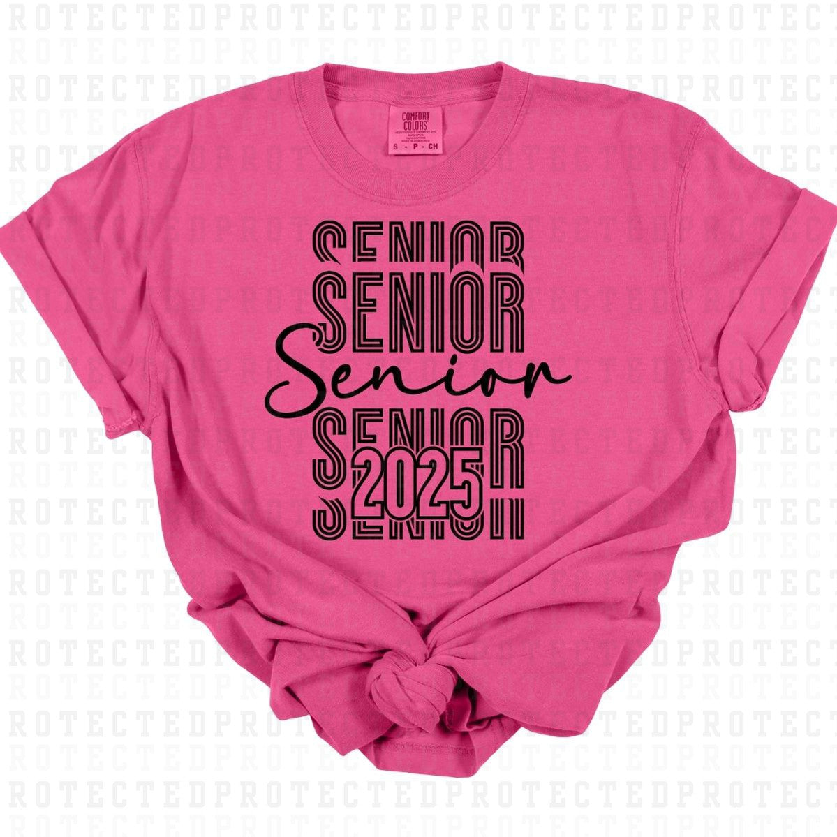 SENIOR 2025 *SINGLE COLOR* - DTF TRANSFER