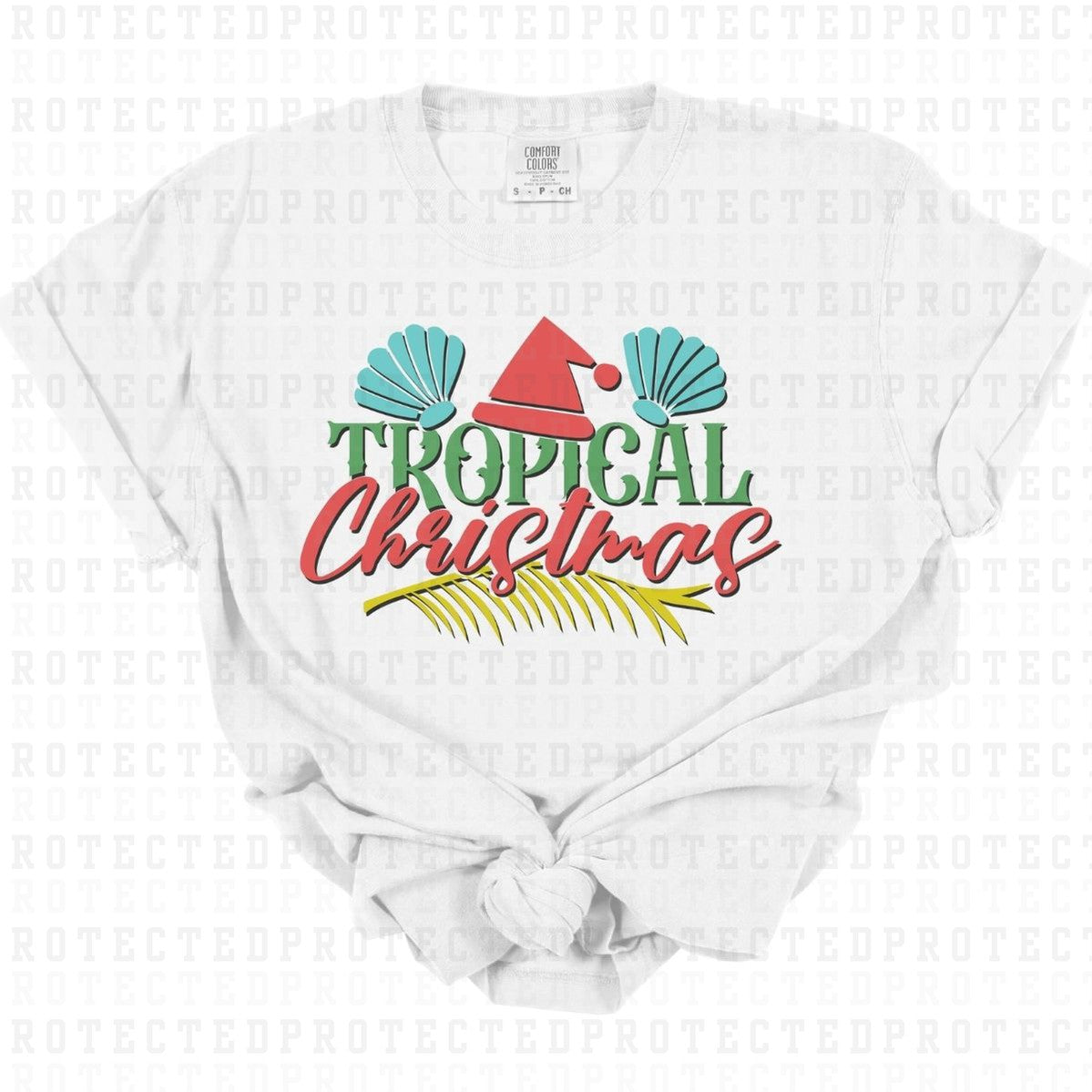 TROPICAL CHRISTMAS - DTF TRANSFER