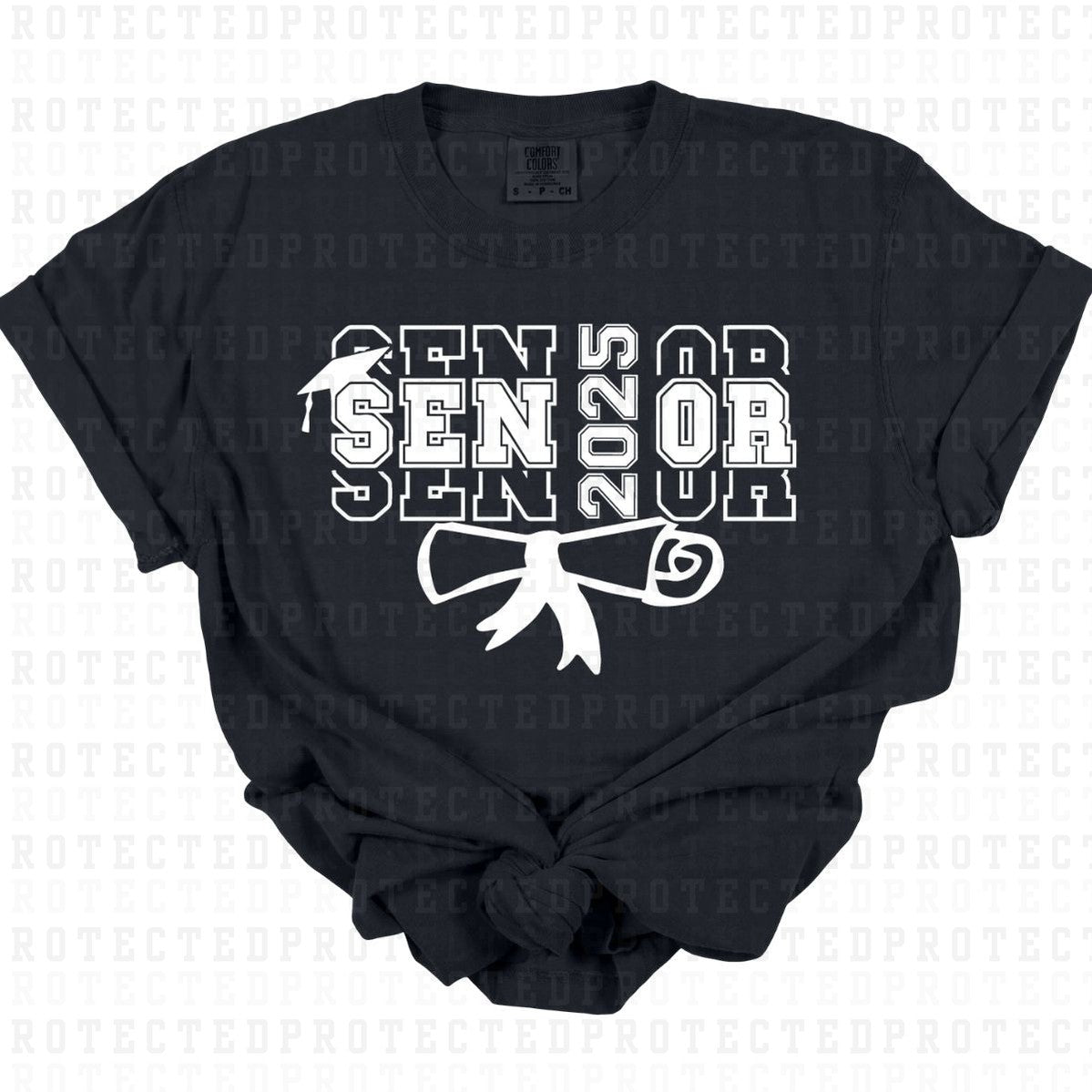 SENIOR 2025 *SINGLE COLOR* - DTF TRANSFER