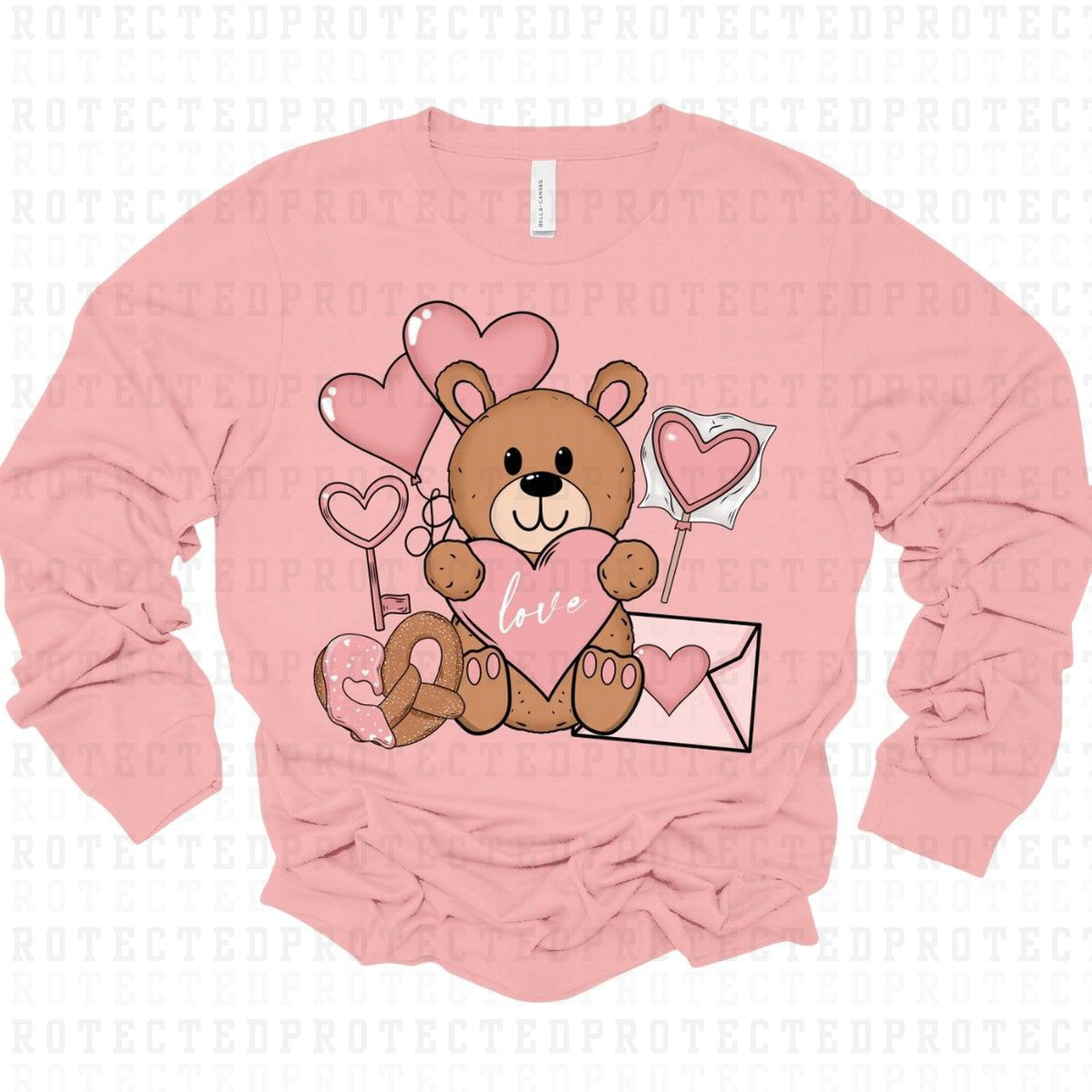 VALENTINE TEDDY BEAR - DTF TRANSFER