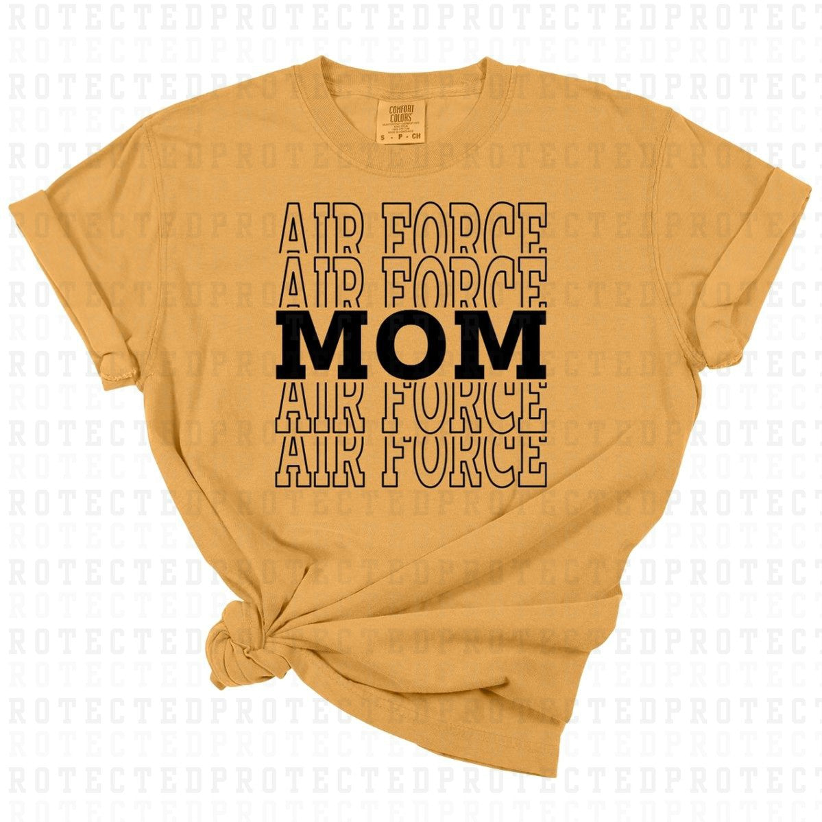 AIR FORCE MOM *SINGLE COLOR* - DTF TRANSFER