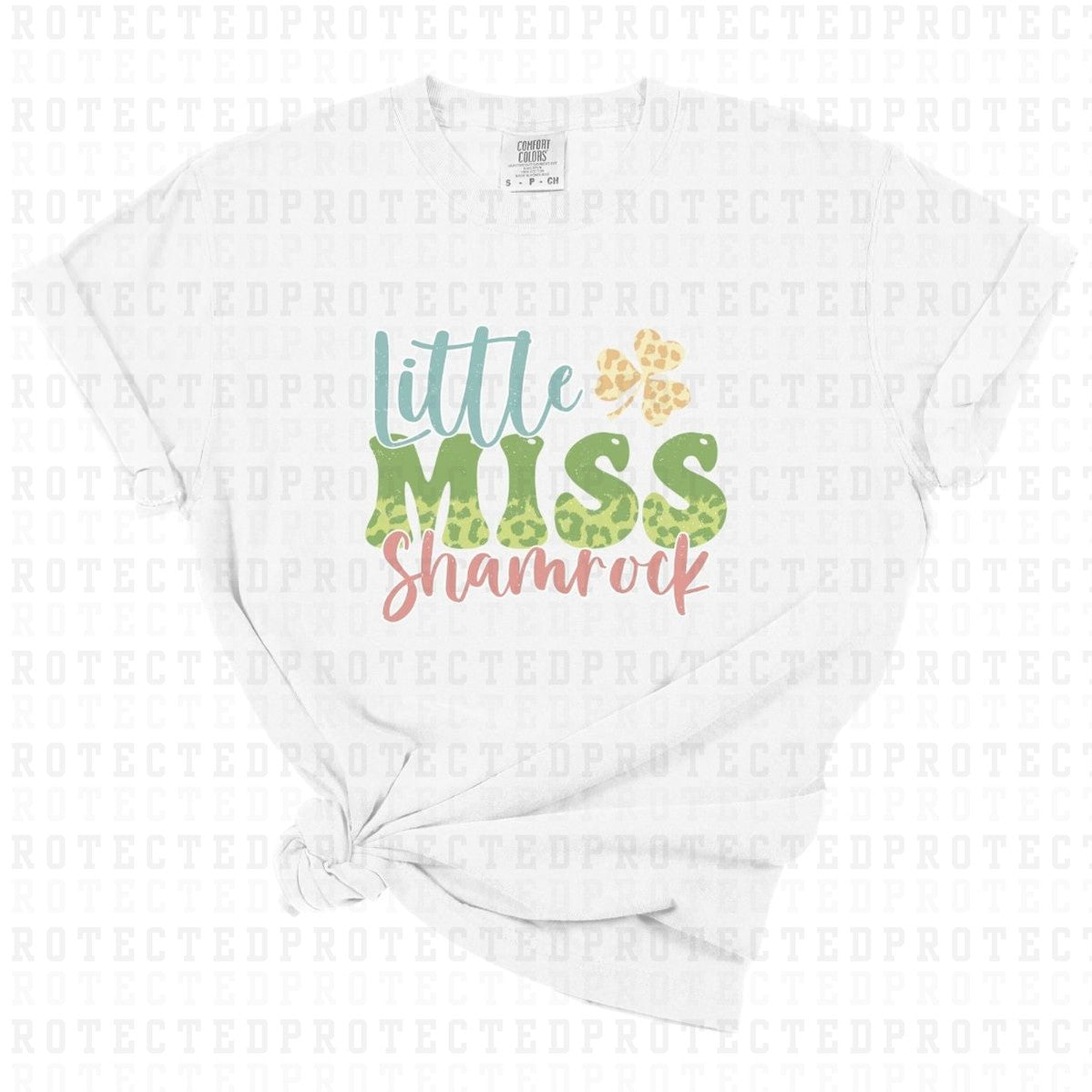 LITTLE MISS SHAMROCK - DTF TRANSFER