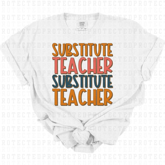 SUBSTITUTE TEACHER 2X - DTF TRANSFER