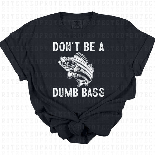 DUMB BASS *SINGLE COLOR* - DTF TRANSFER