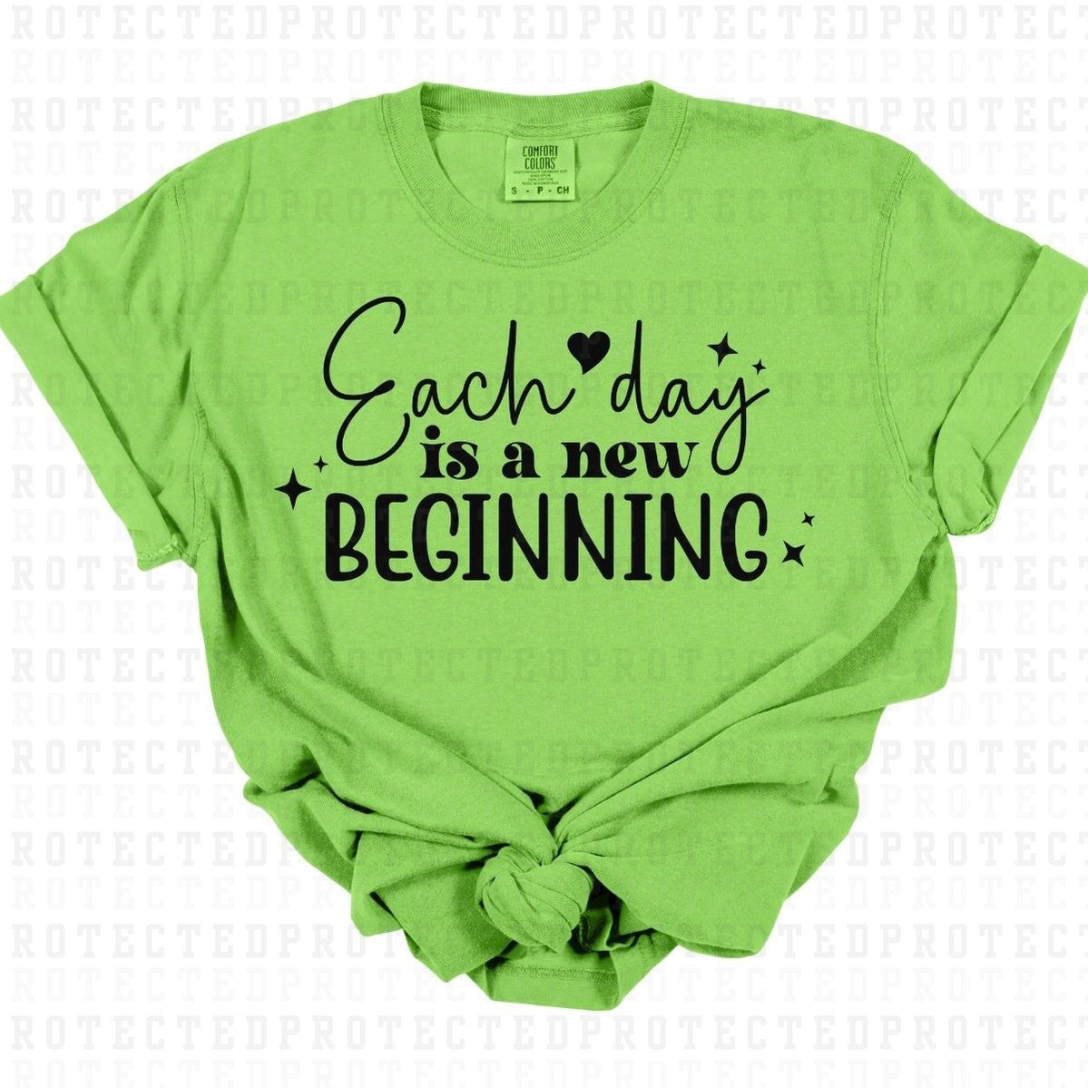 NEW BEGINNING *SINGLE COLOR* - DTF TRANSFER