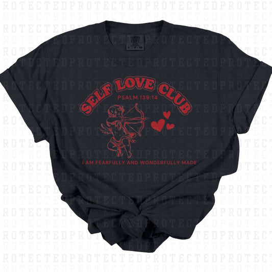 SELF LOVE CLUB *SINGLE COLOR* - DTF TRANSFER