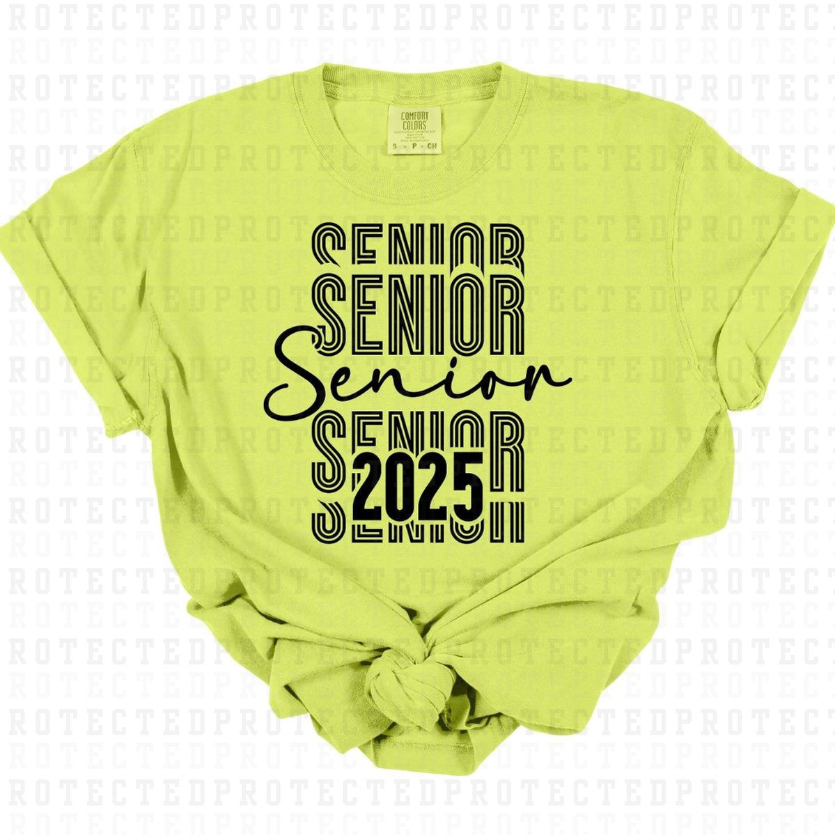 SENIOR 2025 *SINGLE COLOR* - DTF TRANSFER