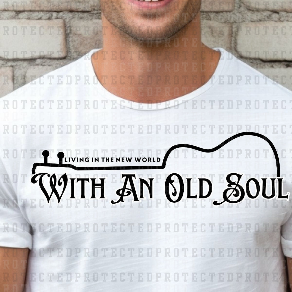 LIVING IN THE NEW WORLD OLD SOUL OLIVER ANTHONY *BLACK* - DTF TRANSFER