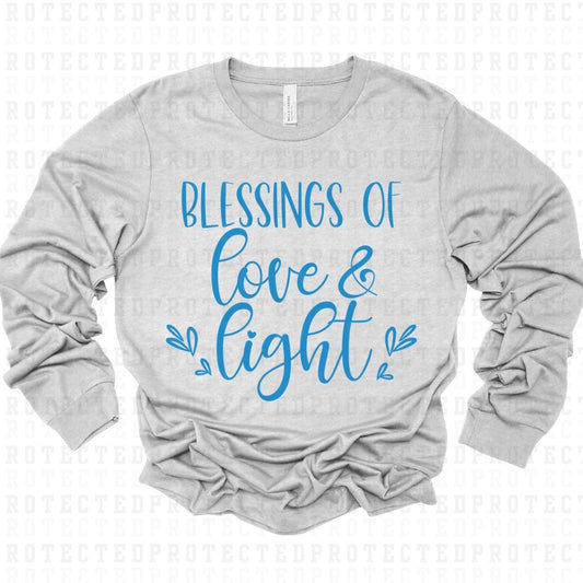 BLESSINGS OF LOVE AND LIGHT *SINGLE COLOR* - DTF TRANSFER