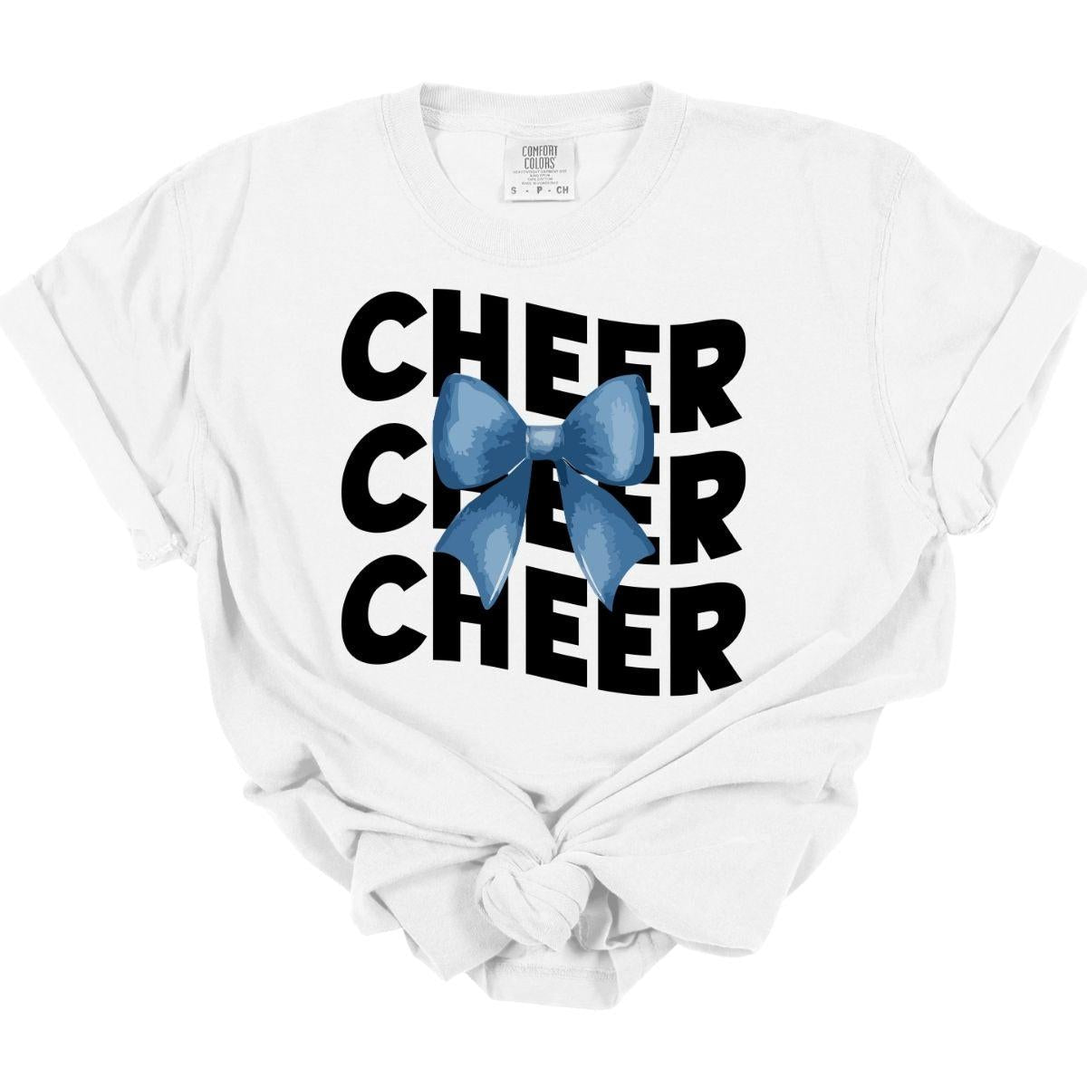 COQUETTE CHEER *BLACK/BLUE* - DTF TRANSFER