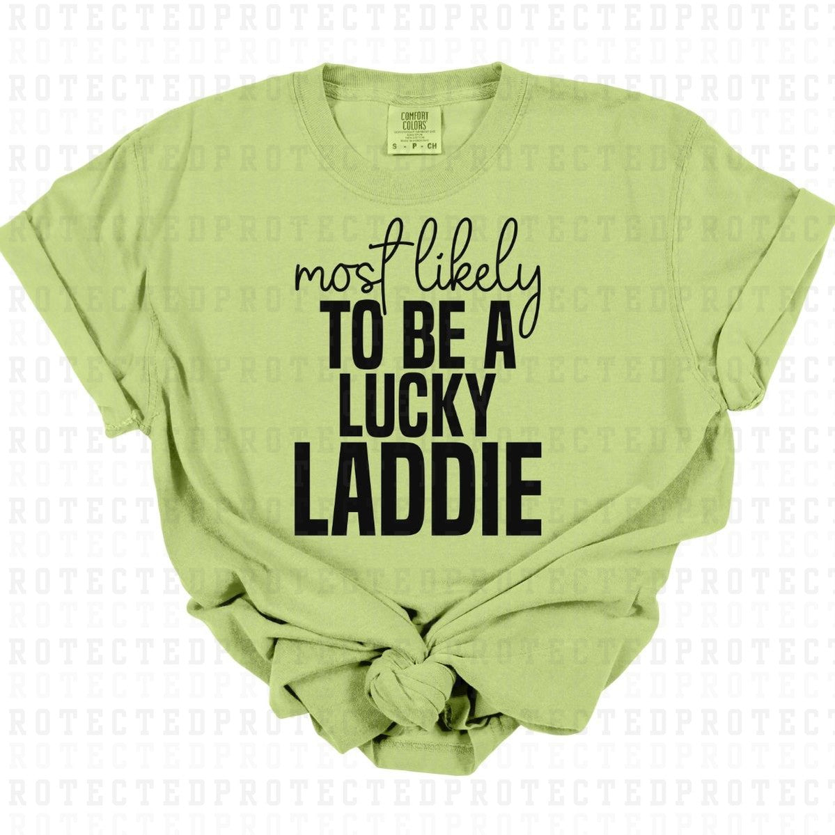 BE A LUCKY LADDIE *SINGLE COLOR* - DTF TRANSFER