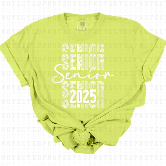 SENIOR 2025 *SINGLE COLOR* - DTF TRANSFER