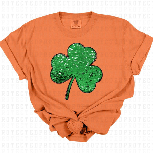 SHAMROCK *FAUX SEQUIN* - DTF TRANSFER