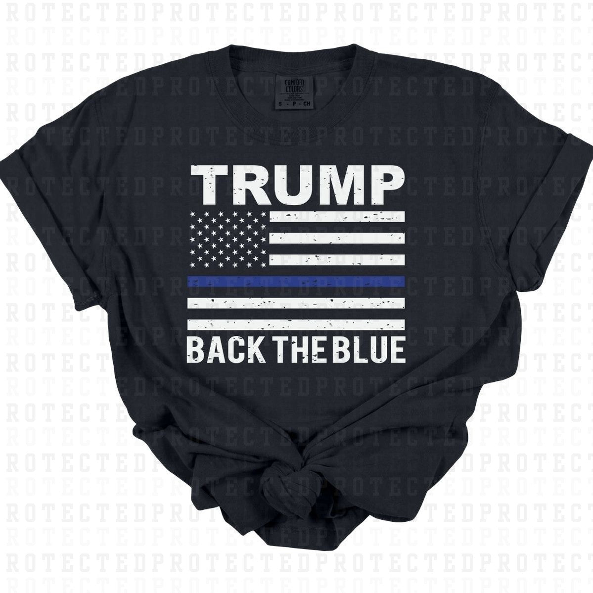 BACK THE BLUE *DONALD TRUMP* - DTF TRANSFER