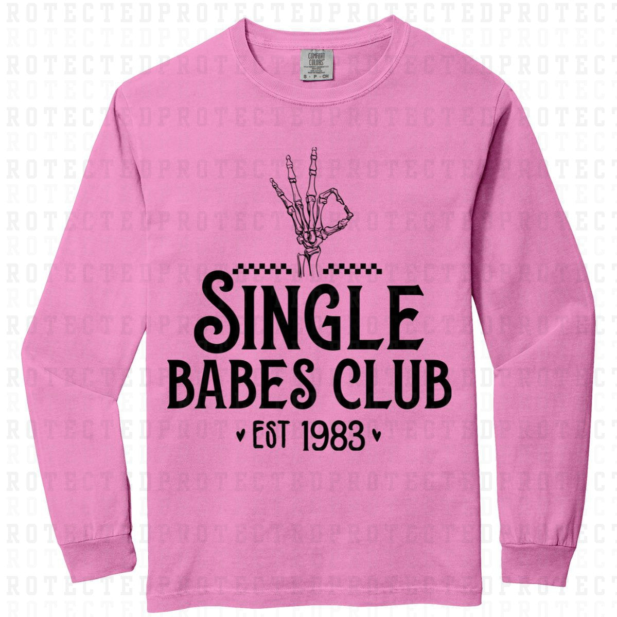 SINGLE BABE CLUB *SINGLE COLOR* - DTF TRANSFER