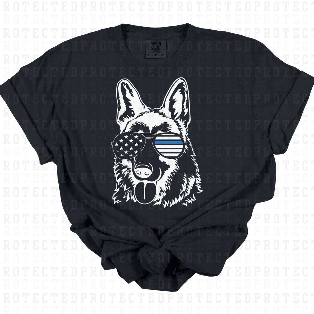 BLUE LINE K9 - DTF TRANSFER