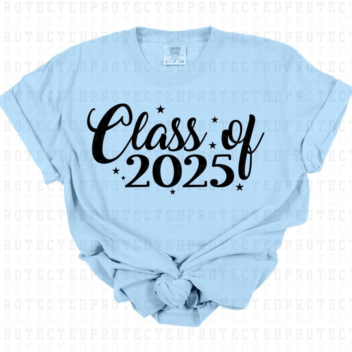 CLASS OF 2025 *SINGLE COLOR* - DTF TRANSFER