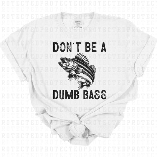 DUMB BASS *SINGLE COLOR* - DTF TRANSFER