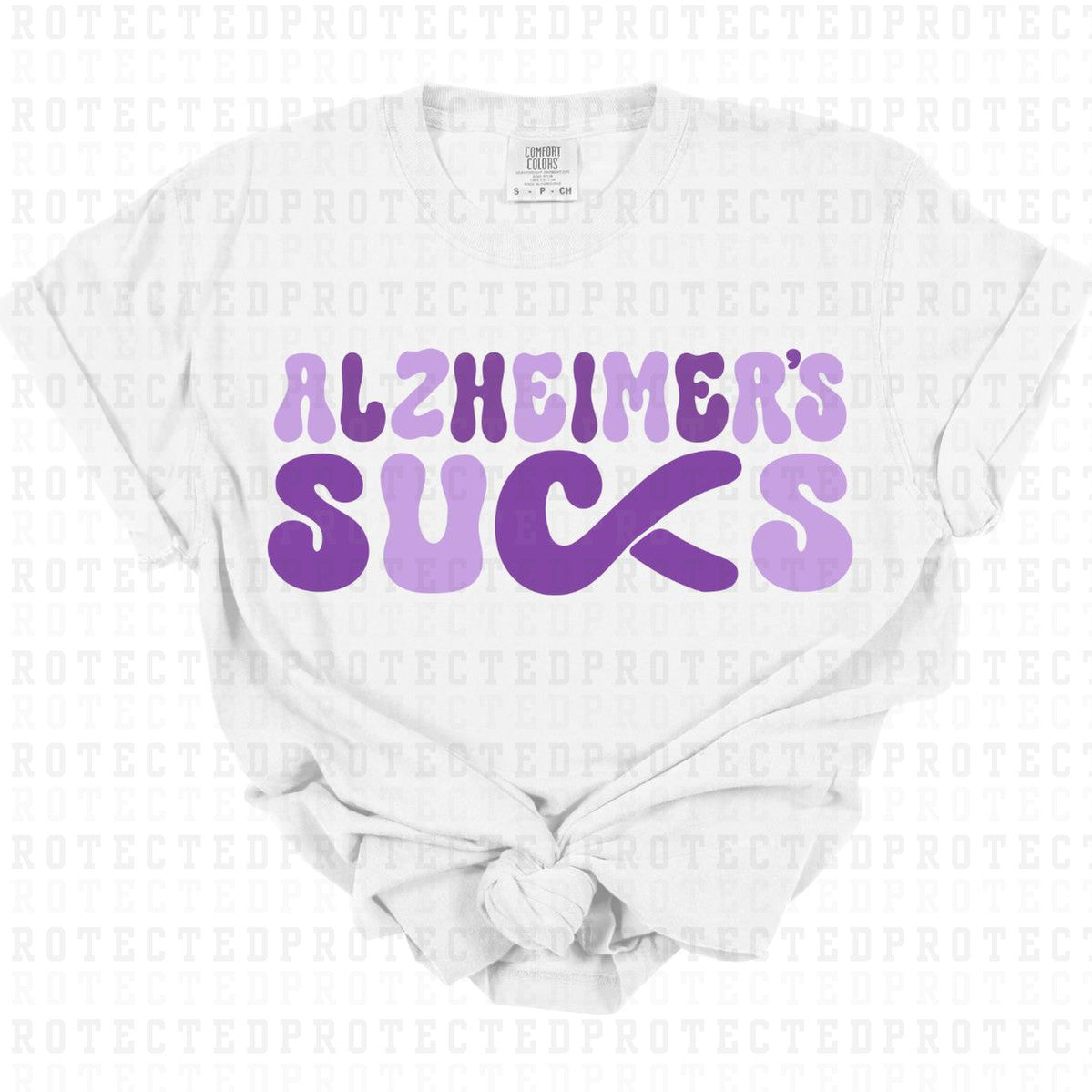 ALZHEIMERS SUCKS - DTF TRANSFER