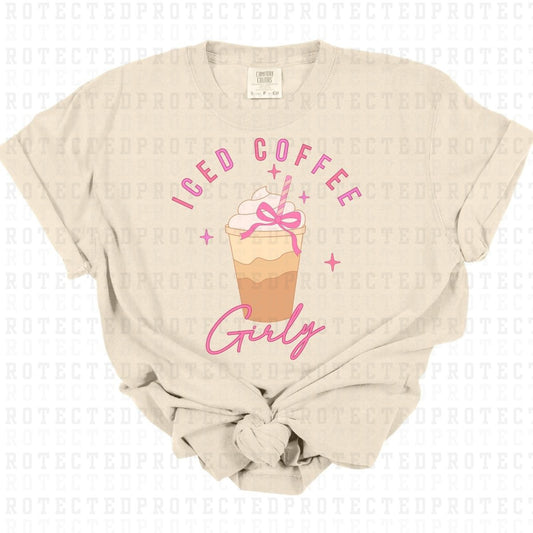 COQUETTE ICED COFFEE GIRLY - DTF TRANSFER