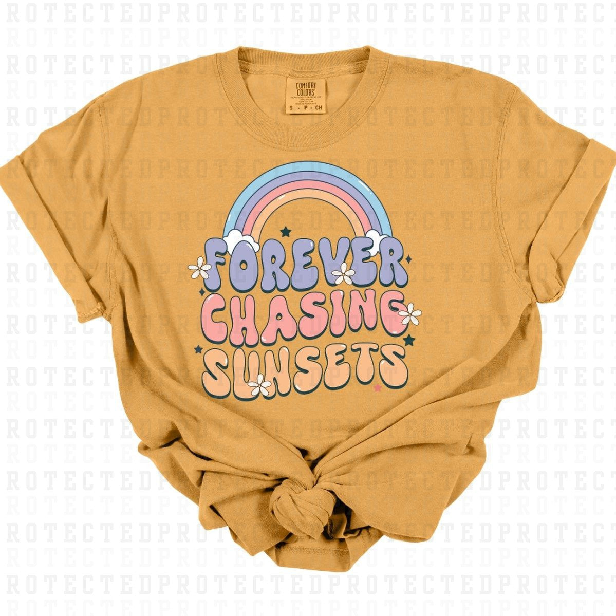 FOREVER CHASING SUNSETS - DTF TRANSFER