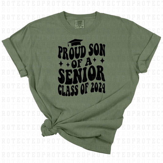 PROUD SON OF A SENIOR CLASS OF 2024 *SINGLE COLOR* - DTF TRANSFER