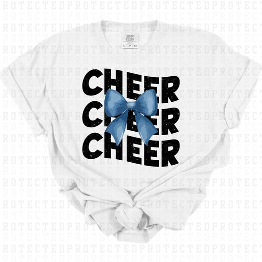 COQUETTE CHEER *BLACK/BLUE/GRUNGE* - DTF TRANSFER